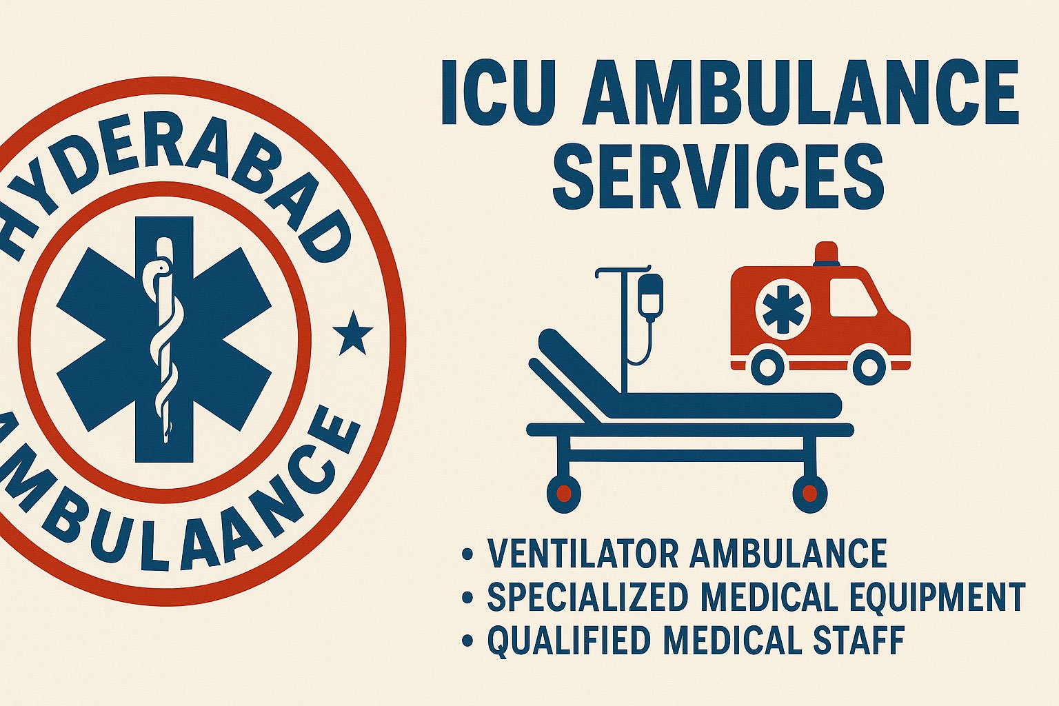 ICU or Ventilator Ambulance Services